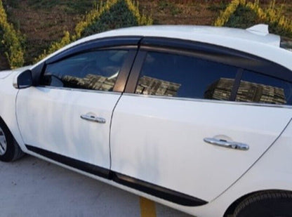 Chrome Windows Frame Trims 4pcs S.STEEL For R. Fluence Saloon 2010 onwards