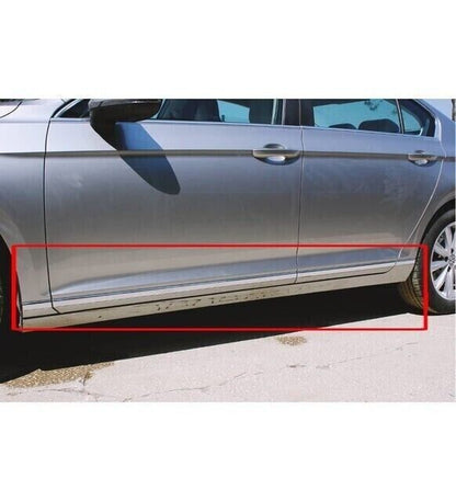 Chrome Side Door Streamer Strips 8Pcs S. Steel FOR VW Passat B8 B8.5 2014-2023