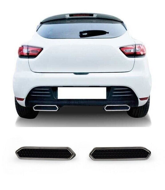 Exhaust Deflector Frame Abs & Chrome 4 Pieces For R. Clio IV 2012-2018