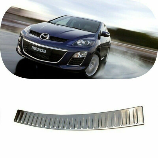 Chrome Rear Bumper Protector Scratch Guard S.Steel For Mazda CX 7 2007-2014