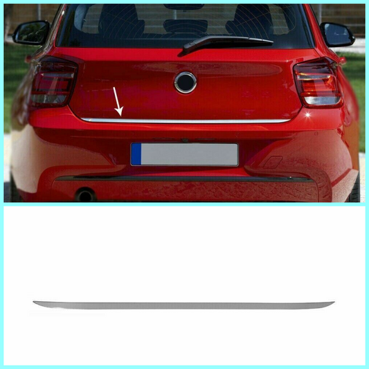 Chrome Rear Trunk Tailgate Lid Molding Trim For BMW 1Seris F20 F21 2011-2019