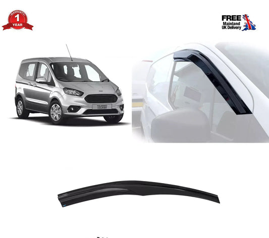 Wind Rain Deflectors LH & RH (2 pcs) For Ford Transit Tourneo Courier 2014 Up