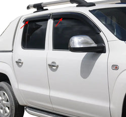 Wind Rain Deflectors LH & RH (4 pieces) For AMAROK 2010-2023