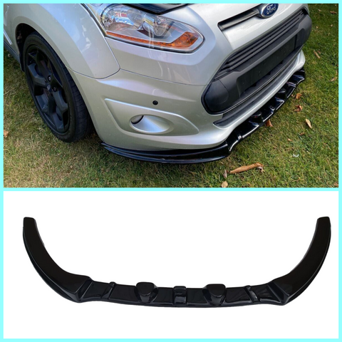 Lower Front Gloss Black ABS Splitter For FORD TRANSIT CONNECT 2014-2023