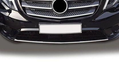 Chrome Front Bumper Diffuser Trim 1Pcs S.Steel For Mercedes Vito W447 2014-2024