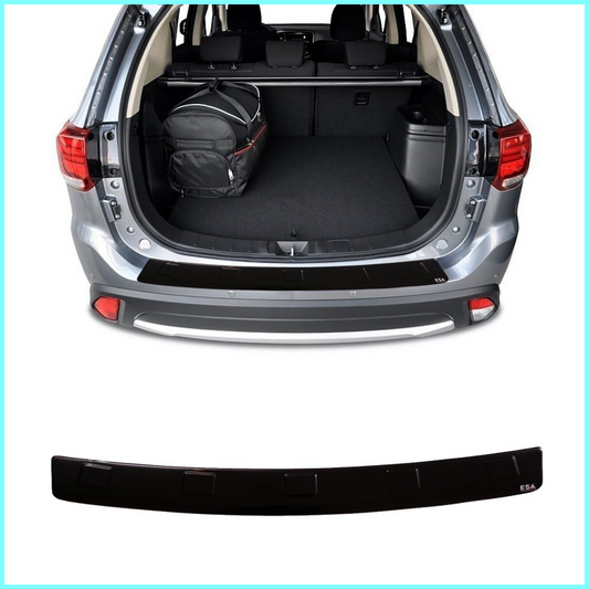 Abs Plastic Rear Bumper Protector (Black)  MITSUBISHI OUTLANDER MKIII 2012-2015