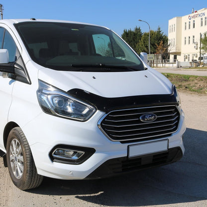 BONNET WIND STONE DEFLECTOR PROTECTOR FOR FORD TRANSIT TOURNEO CUSTOM 2018-2023
