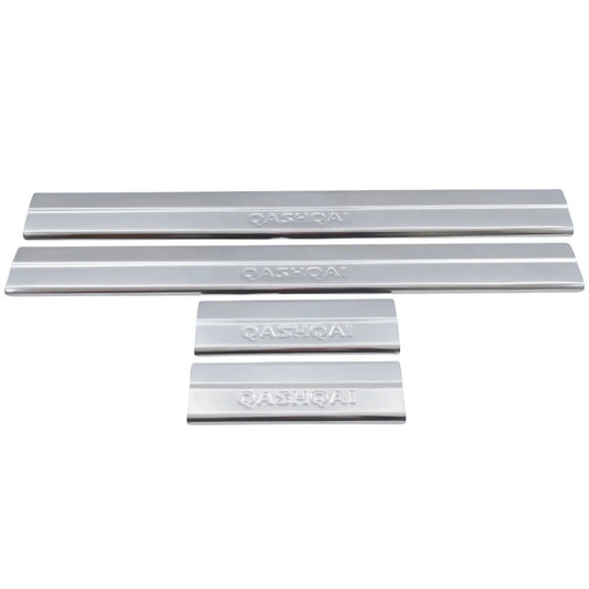 Chrome Door Sill Cover 4Door 4Pcs S.Steel For Nissan Qashqai J10,J11 2006-2019