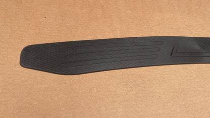 Universal Fit Rear Bumper Protector Scratch Guard Matte Black ABS