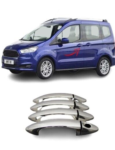 ABS Chrome Door Handle Covers 4 doors FITS Fiesta /B-Max/Courier/Ecosport