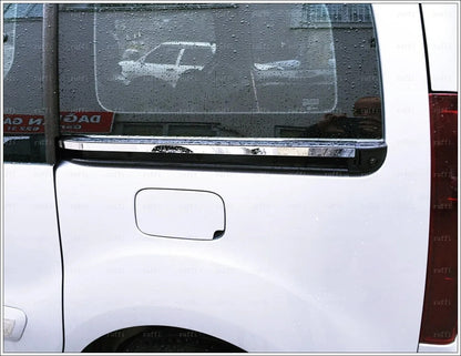 Chrome Side Door Sliding Rail Trim 2 pcs S.STEEL Peugeot Partner Tepee 2008-2018