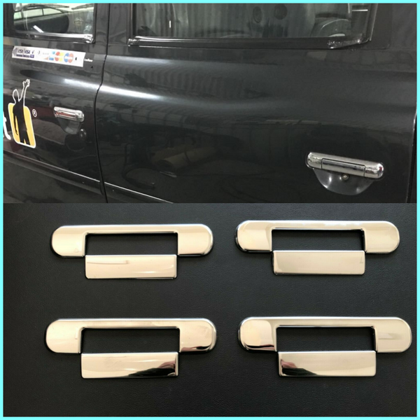 Chrome Door Handle Cover Set S.Steel(8pcs) For LONDON TAXI LTI TX1 TX2 TXII