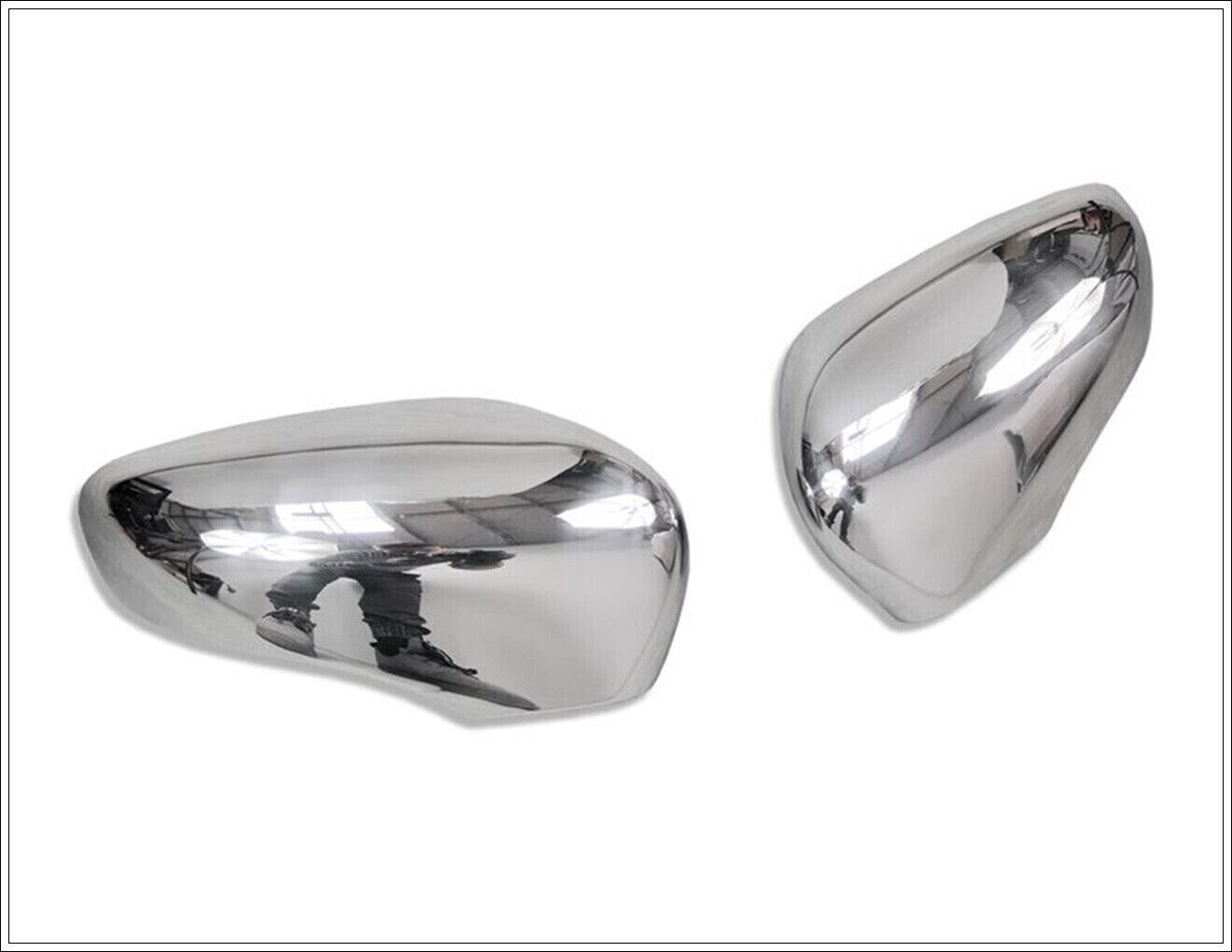 Chrome Wing Mirror Cover 2pcs S.STEEL For R. Captur/Clio IV/Zoe