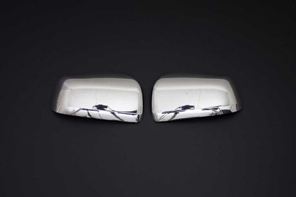 Chrome Side View Wing Mirror Cover Cap 2 Pcs FITS Mitsubishi Lancer 2007-2017