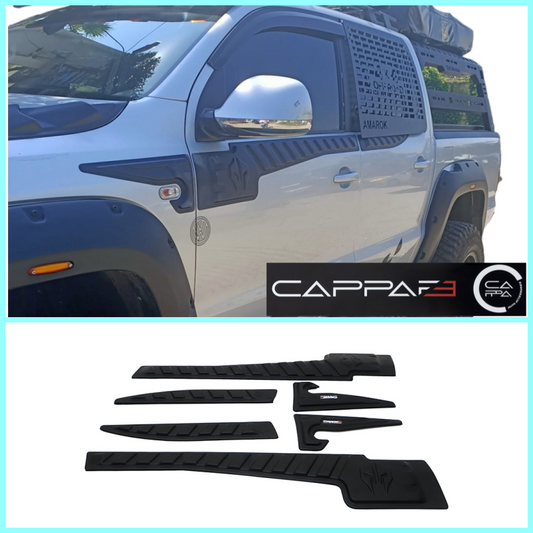 Side Door Molding Trims Body Kit Bat Model Abs Plastic For VW AMAROK 2010-2023