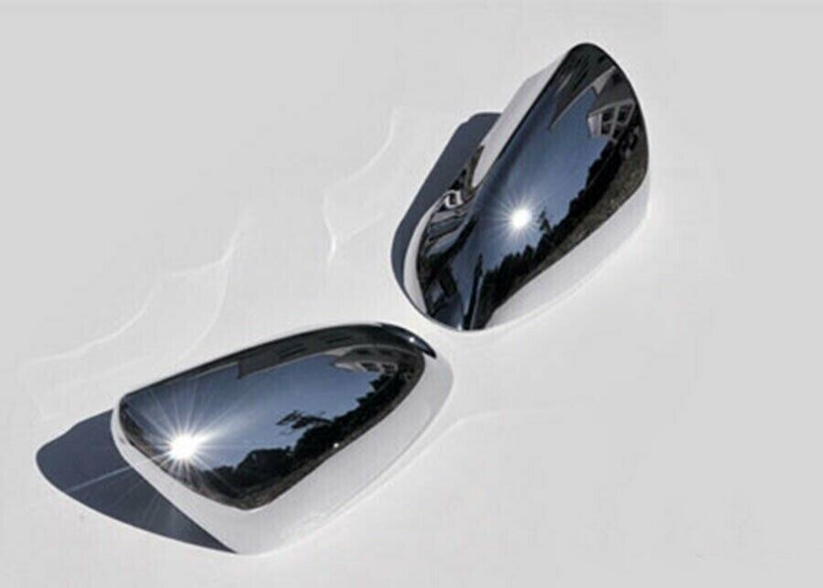 Chrome Mirror Cover Caps 2Pieces Abs For Nissan J10 Qashqai/Qashqai+2 2006-2014