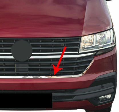 Chrome Front Grille Formed Trim Polished  For  VW T6.1 TRANSPORTER 2019-21