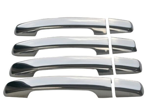 Chrome Door Handle Covers 4 door Stainless Steel For Nissan D40 Navara 2006-2015