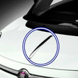 Chrome Bonnet Ventilation Hood Trim Stainless Steel To Fit Fiat 500/500C/500X