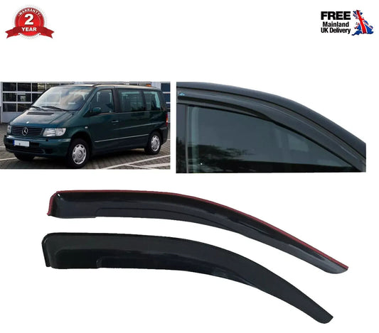 Wind Rain Deflectors LH & RH (2 pcs) For Mercedes Benz Vito W638 1996 to 2003