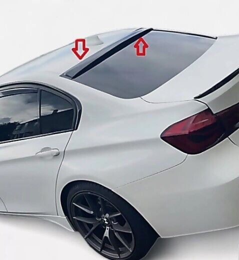 Roof Spoiler Rear Window Spoiler ABS Black FITS BMW 3 F30 2012-2018