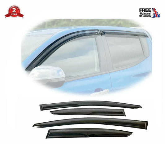 Wind Rain Deflectors LH & RH (4 pcs) For Mitsubishi L200 Triton 2015-2019