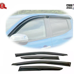 Wind Rain Deflectors LH & RH (4 pcs) For Mitsubishi L200 Triton 2015-2019