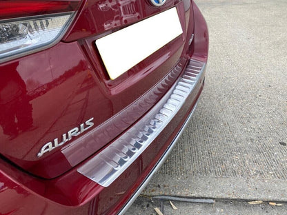 Chrome Rear Bumper Protector Scratch Guard FIT Toyota Auris Touring Sports 14-18