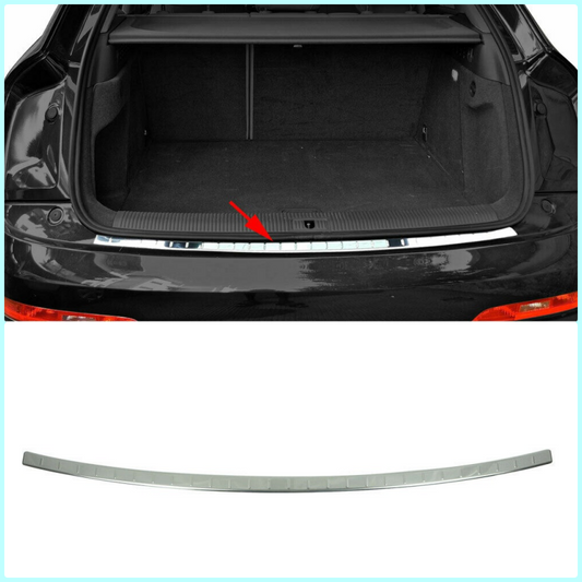 Chrome Rear Bumper Protector Scratch Guard S.Steel For Audi Q3 8U 2011-2018