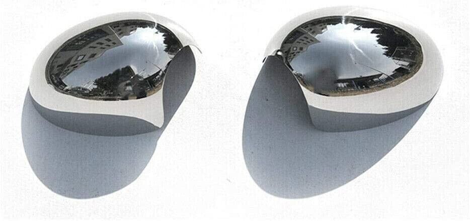 Chrome Wing Mirror Cover 2Pcs Steel FOR Mini Cooper R55 R56 R57 R58 R59 R60 R61