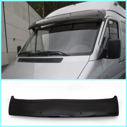 ABS SUN VISOR SOILD BLACK ACRYLIC Compatible For MERCEDES SPRINTER W901 1998-06