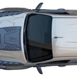 DRAGON MODEL Black Bonnet Scoop Hood Vent Cover Trim For Toyota Hilux 2020-2023
