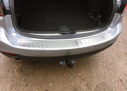 Chrome Rear Bumper Protector GLOSSY S.STEEL For MAZDA 6 ESTATE 2013-2016