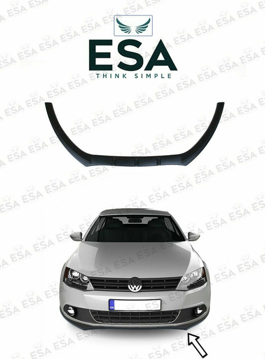 Lower Front Gloss Black ABS Splitter For JETTA MK4 IV 2010-2015