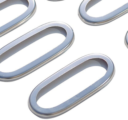 Chrome Side Lamp Reflector Trim Cover 6Pcs S.Steel For M.Sprinter W907 2018-24