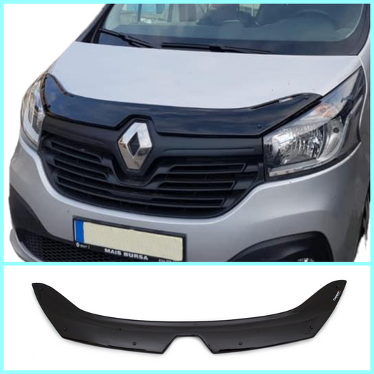 BONNET WIND STONE DEFLECTOR PROTECTOR FOR R. TRAFIC 2014-2021