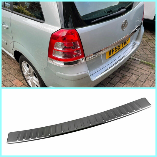 Chrome Rear Bumper Protector For Vauxhall Opel Zafira B (MKII) 2005-2014