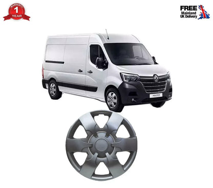 16" Wheel Trim Hub Cap Covers Trim 4x Fits Renault Master