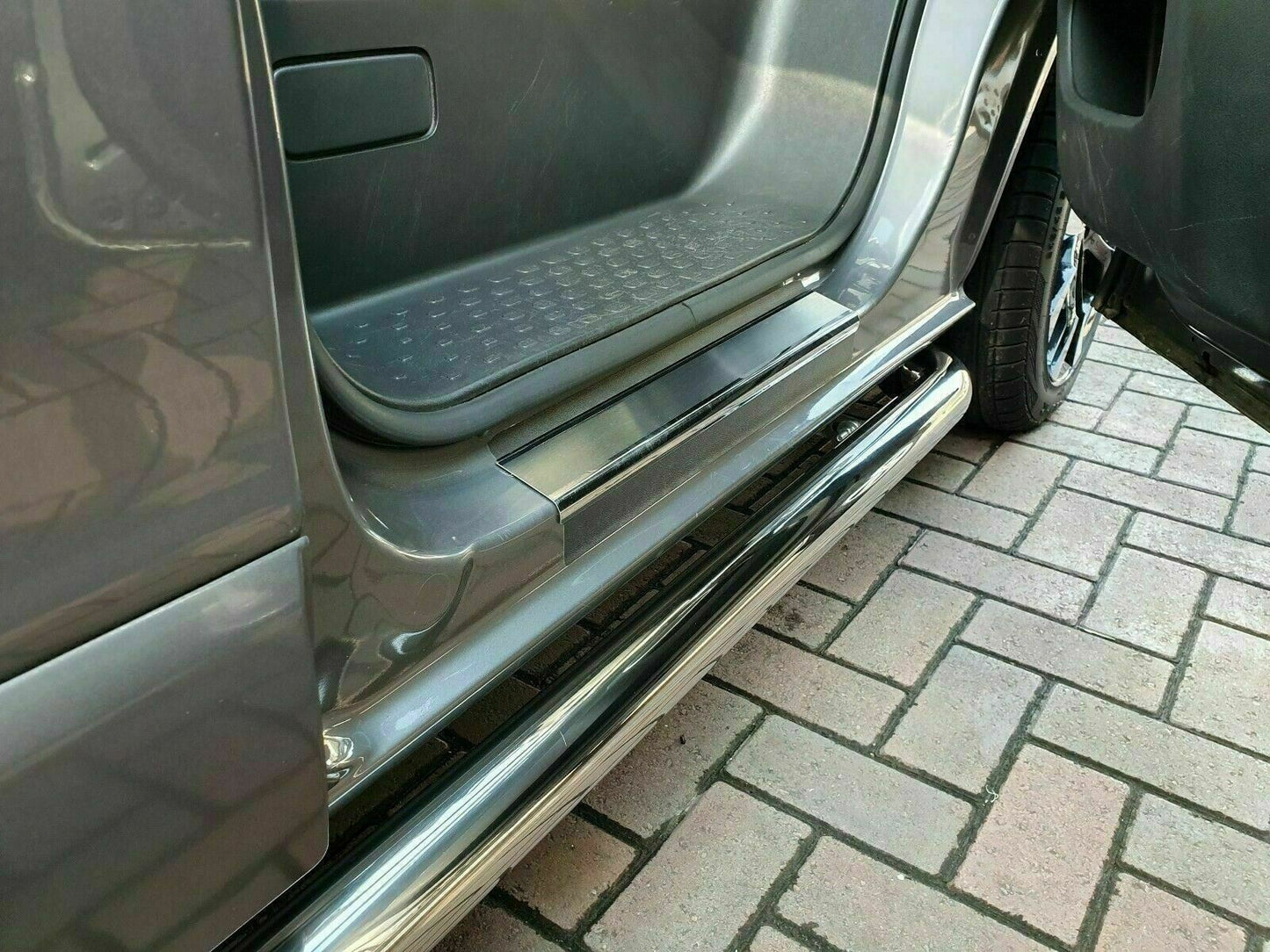 Chrome Door Sill Scratch Guard 2dr ForTrafic/Primastar/Vivaro 2014-2022