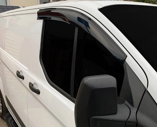 Wind Rain Deflectors LH & RH (2 pcs) For FORD TRANSIT TOURNEO CUSTOM 2012-2022