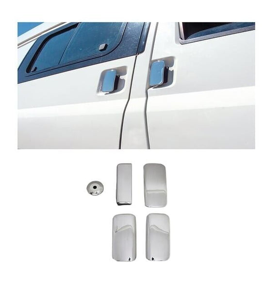 Chrome Exterior Door Handle Cover Set for Ford Transit MK6 MK7 2000-2013 - 4Door