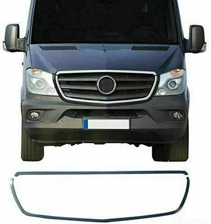 Chrome Front Outer Grill Frame 2Pcs S.Steel For Mercedes Sprinter W906 2013-2017