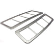 Chrome Bonnet Vent Trim 2Pcs Stainless Steel for Transit MK8 (2014-up)