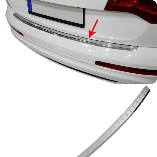 Chrome Rear Bumper Protector Scratch Guard S.Steel For Audi Q7 4L 2006-2015