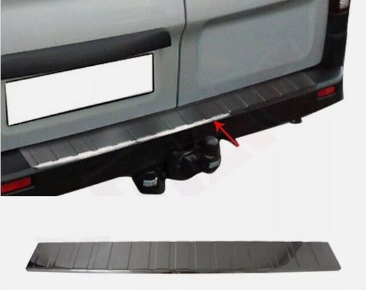 Dark Chrome Rear Bumper Protector For Renault Trafic/Vauxhall Opel Vivaro 2014-