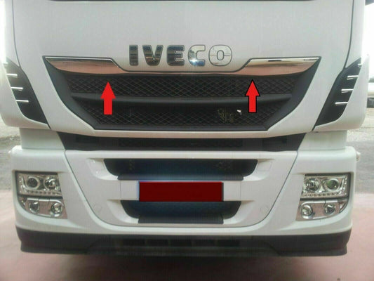 Iveco Stralis Truck Hiway Chrome Front Grill 2Pieces Stainless Steel