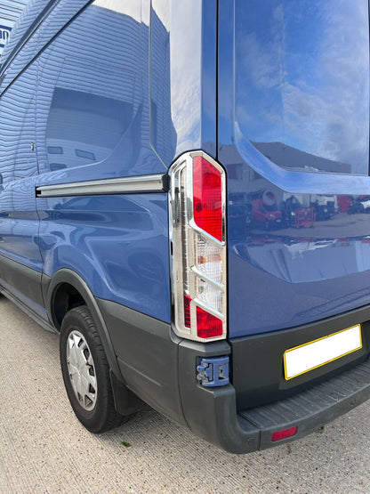 Abs Chrome Rear Lamp Rim Cover 2Pieces For FORD TRANSIT MK8 2014-2024