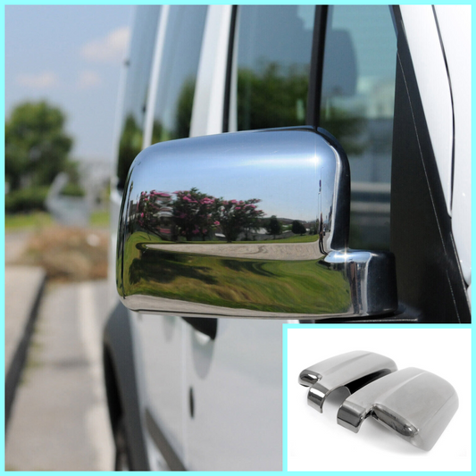 Abs Chrome Mirror Covers 2 Pcs FITS Transit Tourneo Connect 2009-2013