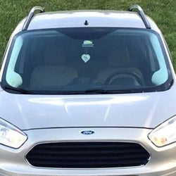 ABS Chrome Mirror Cover Caps 2 Pcs For Ford Transit Tourneo Courier 2014-2023