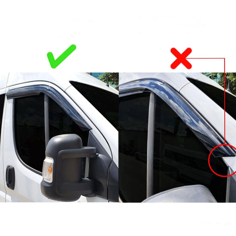 Wind Rain Deflectors LH & RH (2 pcs) For DUCATO/BOXER/RELAY 2006-2024